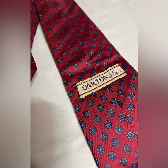 Power Tie Bundle of 2 Neck Ties EPC Tommy Hilfiger & Oakton Limited - Picture 8 of 8